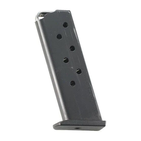 Beretta 3032 Tomcat 7 round 32 ACP steel magazine, black.